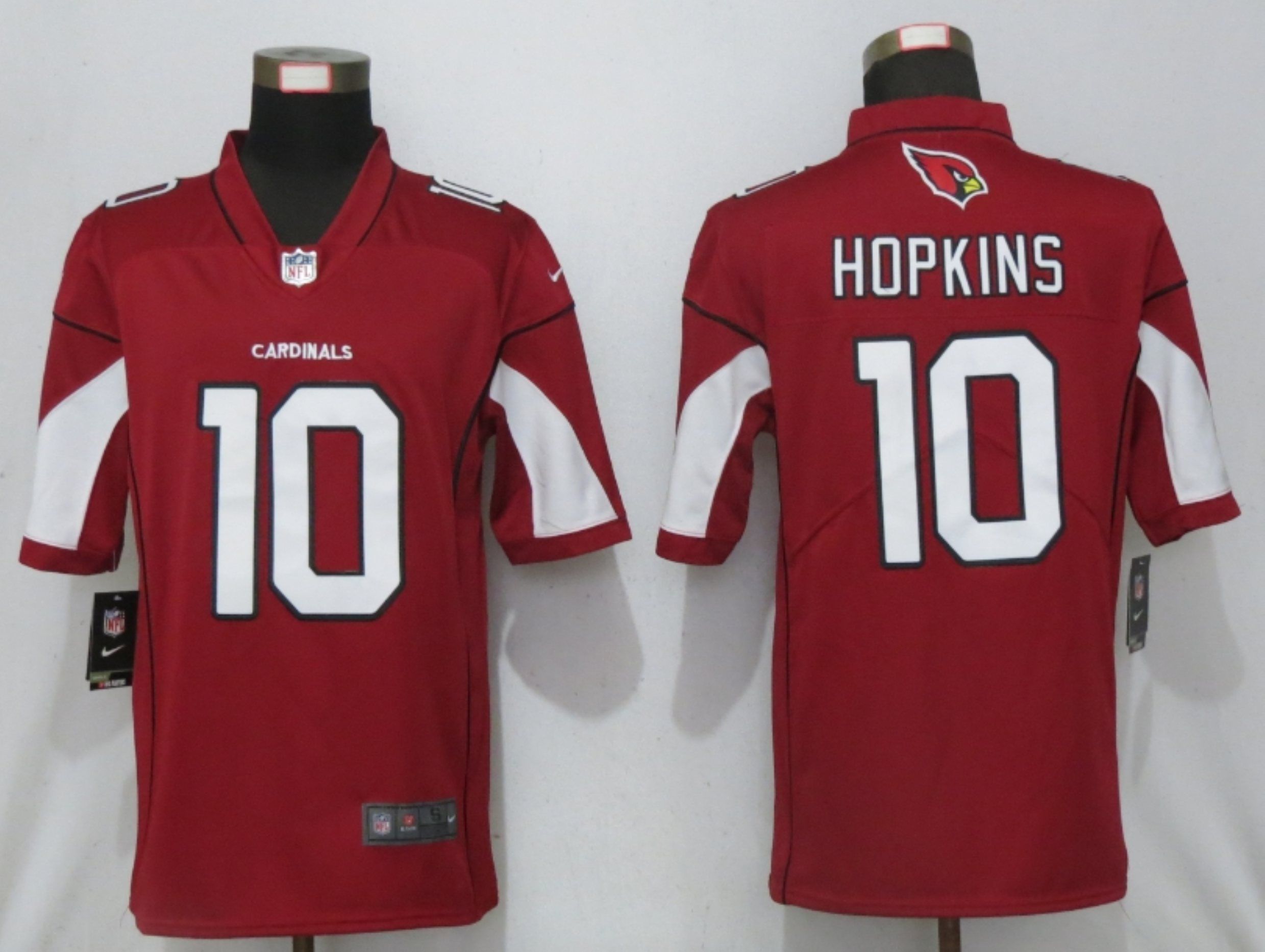 Men Arizona Cardinals #10 Hopkins Red 2020 Vapor Untouchable Limited Playe Nike NFL Jerseys